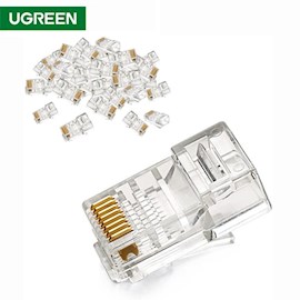 ქსელის კაბელის კონექტორი UGREEN (50246) NW110 RJ45 Network Connector for UTP Cat5 100pcs